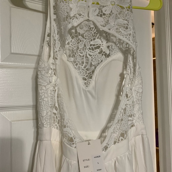 Maternity Chiffon floor length dress - Picture 5 of 5